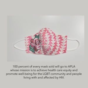 Face Mask (Reversible) Cabbage Rose